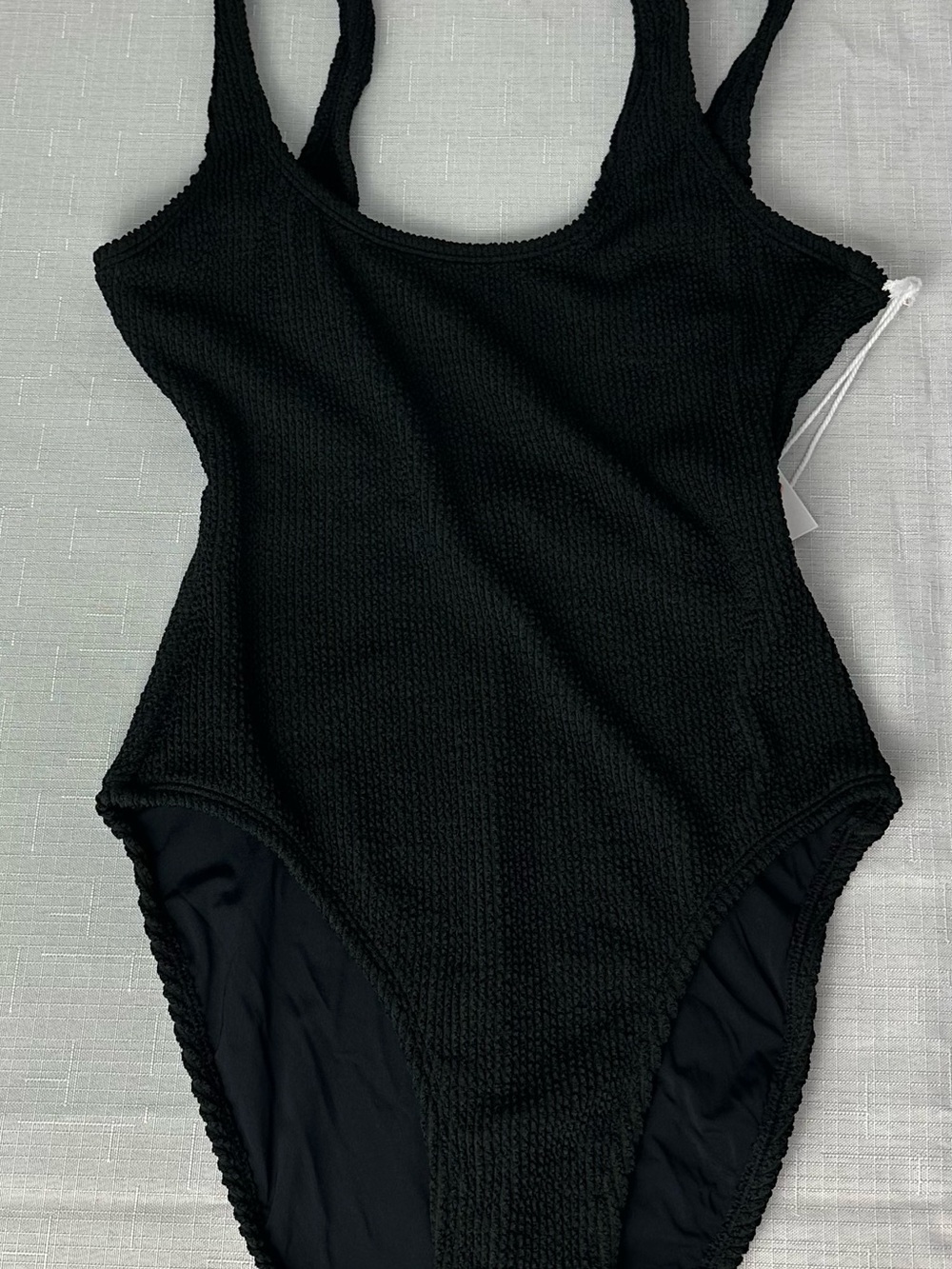 NWT Good American Always Fits Black One Piece XS - Picture 4 of 9